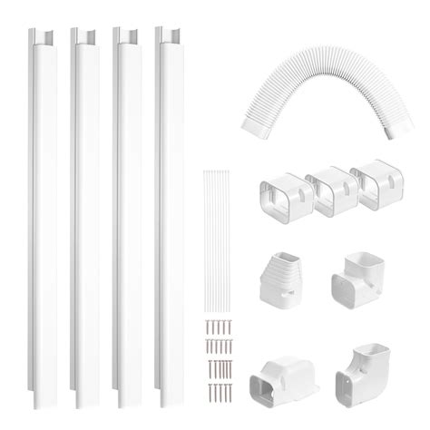 3" W Line Set Cover Kit For Mini Split Central Air Conditioner ...