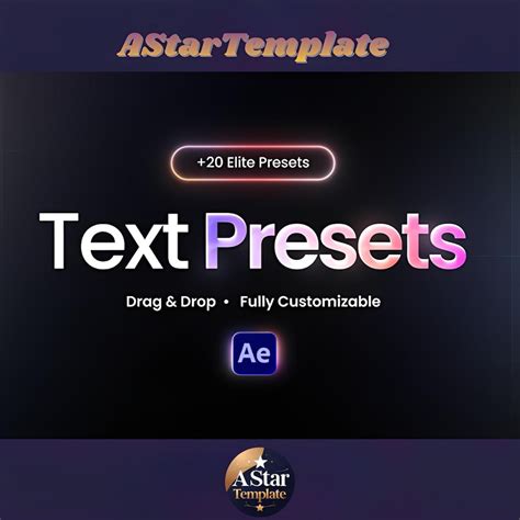 After Effects Text Animation Presets | Customizable Motion Graphics - Etsy