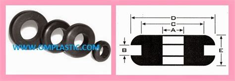RUBBER GROMMET 0.187 ID x 0.50 OD x 0.25 H (20021120) ~ OM PLASTIC ...