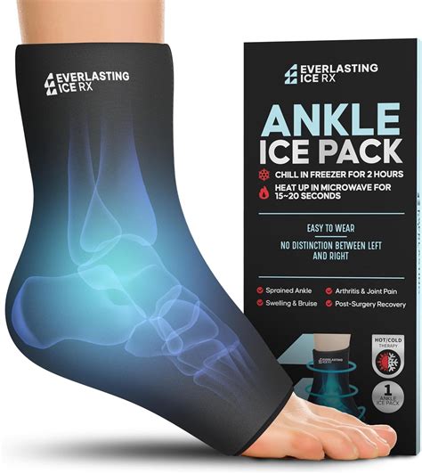 Amazon.com: Ankle Compression Sleeve for Achilles Tendonitis Relief, Ankle Ice Pack Wrap, Foot ...