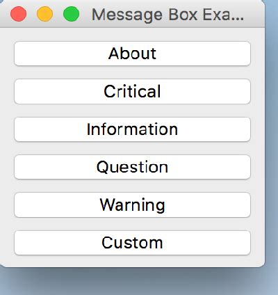 Image result for Types of Message Box