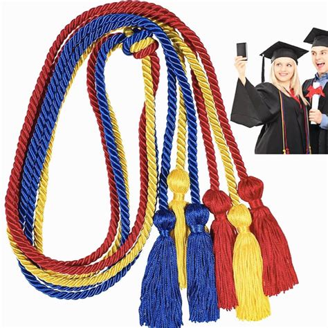 专业供应优质毕业荣誉绳，带流苏的编织纱线荣誉绳 2023 年毕业学-阿里巴巴