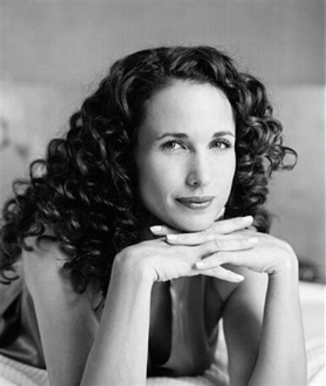 Andie MacDowell | Andie macdowell, Iconic photos, Aging beautifully