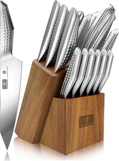 Amazon.com: DDF iohEF Kitchen Knife Set, 16-Piece Knife Sets for ...