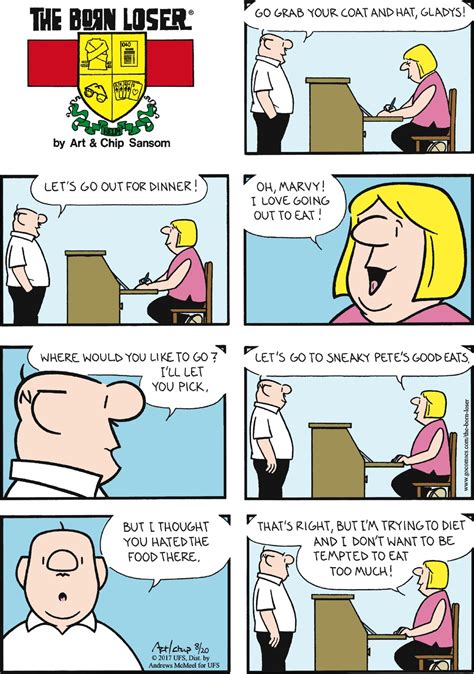 The Born Loser by Art and Chip Sansom for August 20, 2017 - GoComics