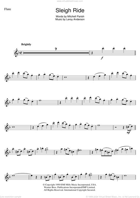 Sleigh Ride Sheet Music