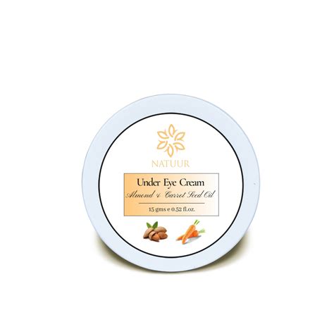 Under Eye Cream - Almond & Carrot seed oil 15gm