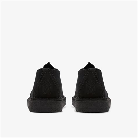 Mens Desert Trek Black Suede Shoes | Clarks US