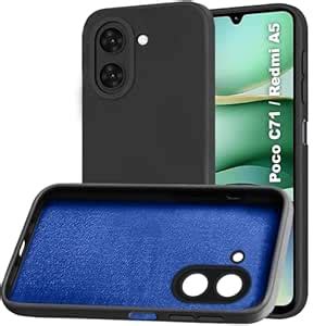 TheGiftKart Liquid Silicon Back Cover Case for Poco C71 / Redmi A5 ...