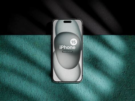 4 Free On Dark Background iPhone 15 Mockup PSD Files - Good Mockups