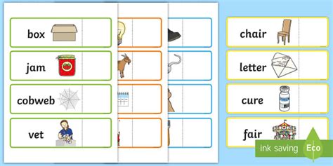 Phase 3 Phonics Activity | Hidden Picture Cards - Twinkl