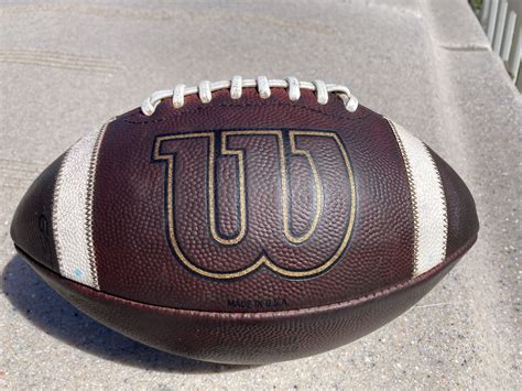 Wilson GST Official Size Leather Football | SidelineSwap
