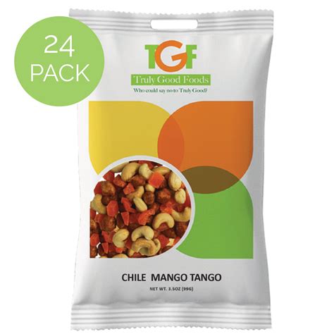 Chile Mango Tango Snack Mix – 24 pack, 3.5oz snack bags – Truly Good Foods