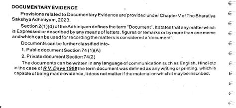 Documentary Evidence & Hostile Witness - DOCUMENTARY EVIDENCE ...