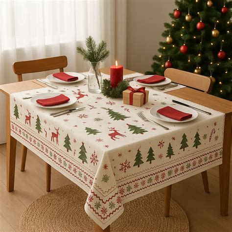 Christmas Dining Sheet cover online – Export House