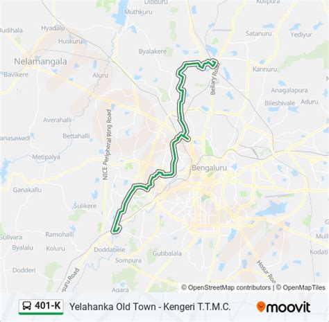 401k Route: Schedules, Stops & Maps - Kengeri T.T.M.C. (Updated)