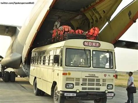 IAF aircrafts being loaded with supplies at Hindan - How India is ...