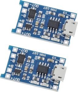 Universal Hub 2PCS TP4056 Micro Usb Lithium Ion Battery CHARGING MODULE ...