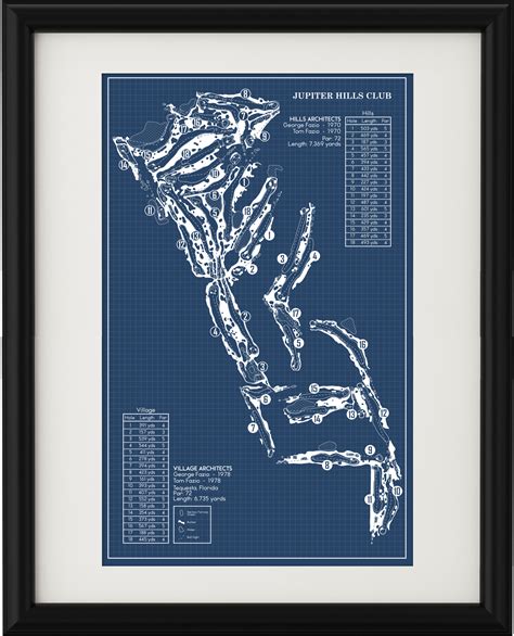 Jupiter Hills Club Blueprint (Print) – GolfBlueprints