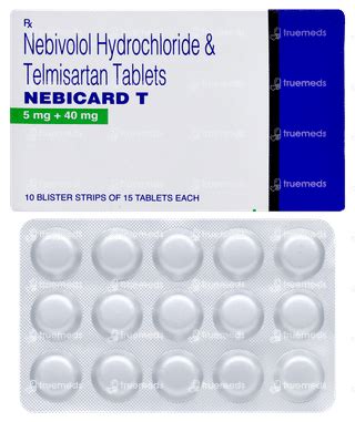 Nebicard T 405 Mg Tablet 15 - Uses, Side Effects, Dosage, Price | Truemeds