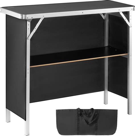Amazon.com: COSTWAY Portable Bar Table for Events, 43.5” x 15” x 34.5 ...