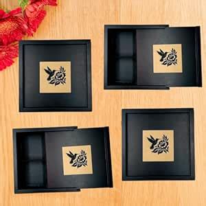 Buy Angira handicrafts wooden Dry fruit box Multipurpose 4 Section ...