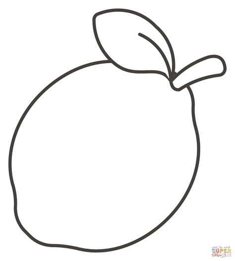 Image result for Lemon Cartoon Coloring