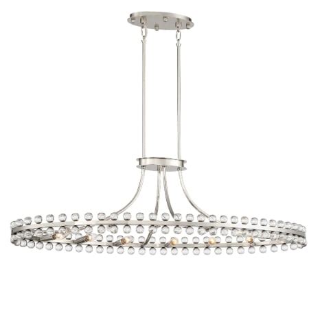 Crystorama Lighting Group CLO-8897-BN Clover 12 Light 45" Wide Linear ...