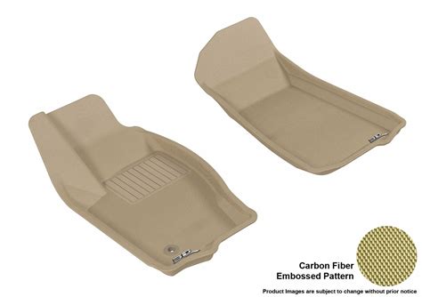 3D MAXpider L1JP00111502 Floor Mat Set; Tan; Carbon Fiber Texture ...