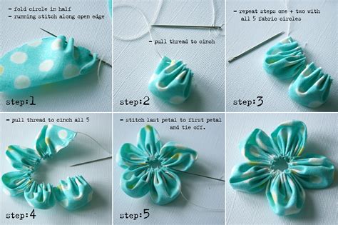 Image result for Making Fabric Flowers Tutorial