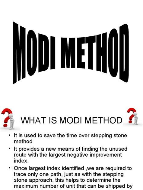 Image result for Modi Method Tutorial