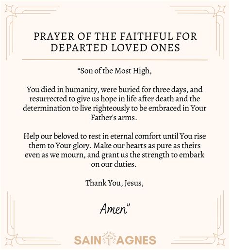 5 Catholic Prayers of the Faithful for Funeral