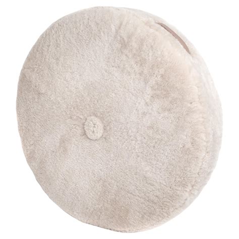 Oversize Round Leather Stacking Floor Cushion Set of 3 by Moses Nadel ...