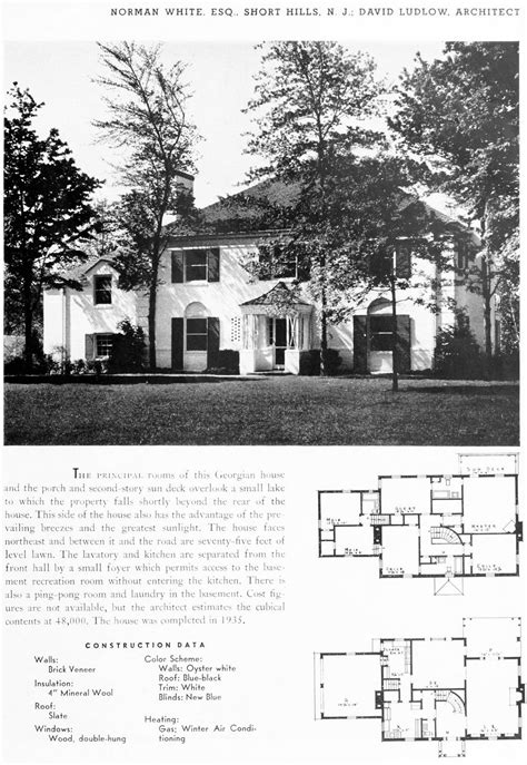 1930 Tudor Style Home Plans