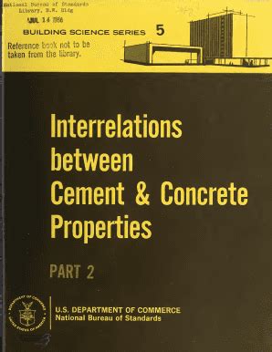 Fillable Online Interrelations between cement and concrete properties ...