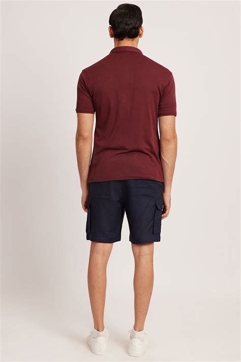 Explore Cargo Shorts | Linen Cargo Shorts for Men Indigo