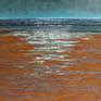 Tide, receding water Painting by Gita Kalishoek | Saatchi Art