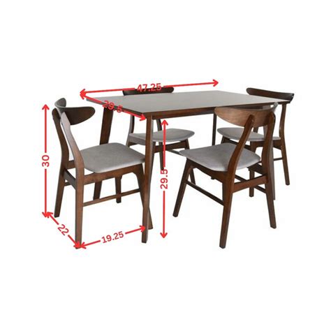 Dining Set : 4 Seater Rectangular Dining table & Chair – Studio GKW