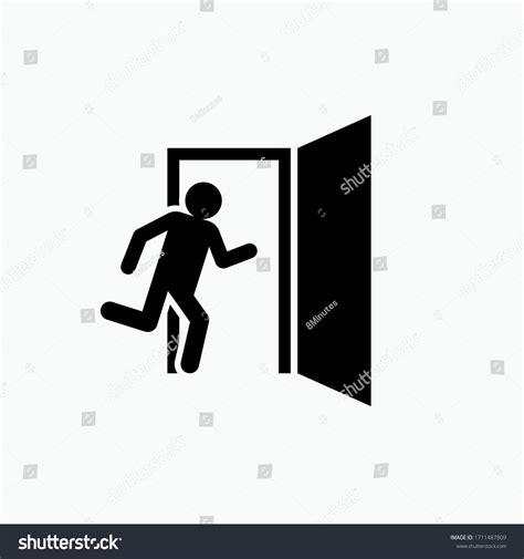 Image result for Escape Man Sign Icon