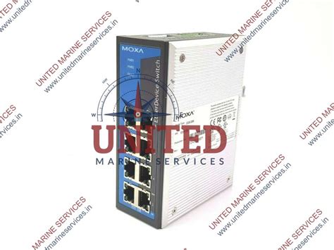 MOXA EDS-308 8-PORT UNMANAGED ETHERNET SWITCHES REV 2.2 | United Marine ...