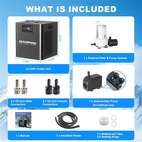 ASColdPlunge Ice Bath Water Chiller for Cold Plunge Tubs, 1/3 HP India ...