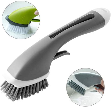Lightsmax Dish Wash Detergent Brush Floor Brush and Dispenser with ...