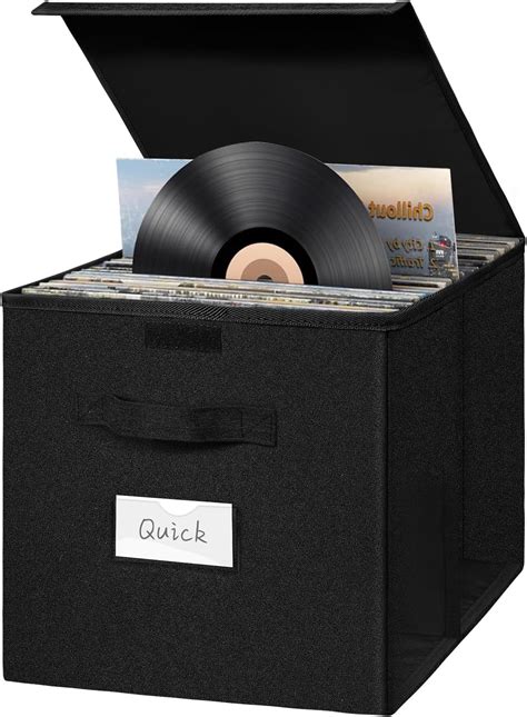 Amazon.com: DocSafe Vinyl Record Storage Box with Lock,Fireproof＆Water ...