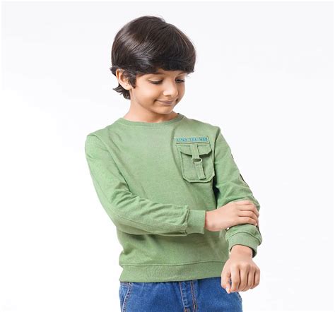 Ed-a-Mamma Sustainable Boys Front Pocket Sweatshirt