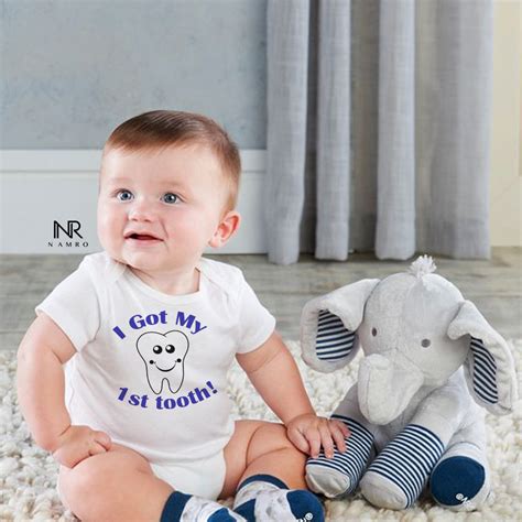 I Got My First Tooth – Baby robe by namro