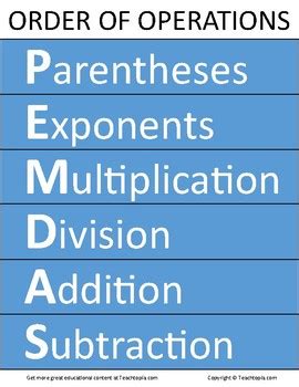 Image result for PEMDAS Math Practice Questions