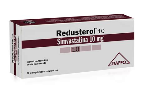 REDUSTEROL - Simvastatina | Laboratorios RAFFO