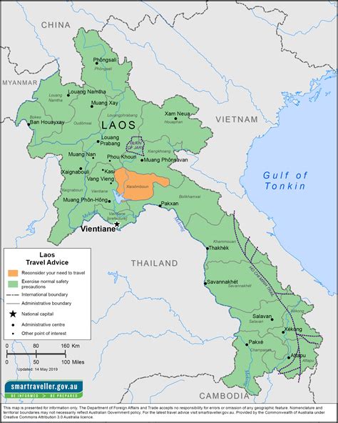 Laos On World Map