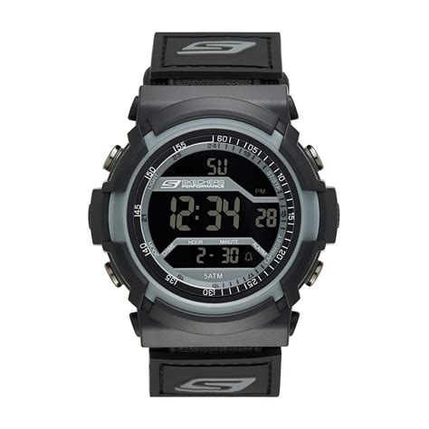 Skechers Digital Black Dial Men's Watch-SR1033 : Skechers: Amazon.in ...