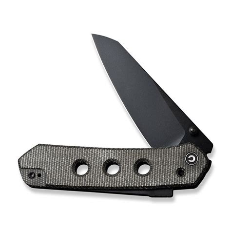 CIVIVI Vision FG Thumb Stud Knife Micarta Handle Nitro-V Blade